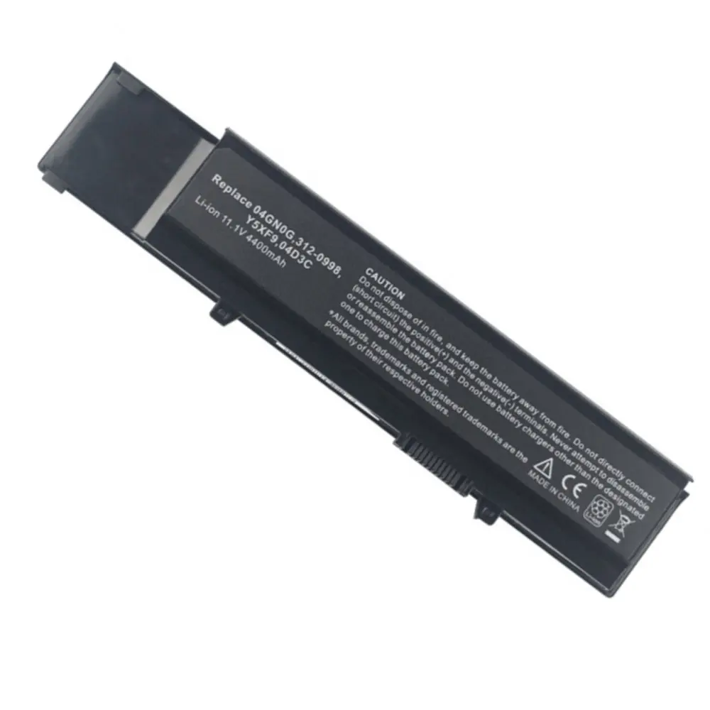 Аккумулятор для ноутбука Dell 04GN0G P09F 04JK6R P09F001 07FJ92 P09S 0txwrr P10G 0TY3P4 P10G001 0Y5XF9 TXWRR 312-0997 TY3P4