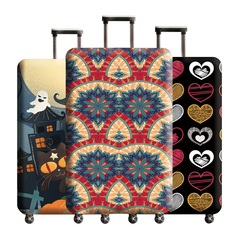

Men's Women's Luggage Protective Cover Trolley Dust Set Bags Thicker Elastic Suitcase Case Travel Accessories Supplies Products