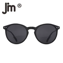 JM бифокальные Солнцезащитные очки для мужчин и женщин винтажные квадратные очки для чтения