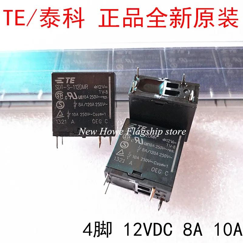2 шт./лот Новый и оригинальный SDT S 112DMR 4PIN TE / 12VDC 10A 8A|Реле| |