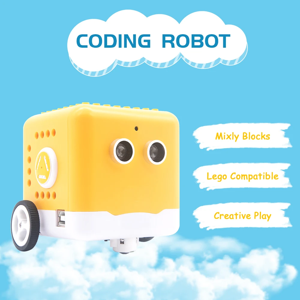 Kidsbits Multi-purpose Coding Robot for Arduino STEM Education for Children  Boy Gift DIY（No Battery）