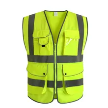 Строительный светоотражающий жилет безопасности мульти карман безопасности светоотражающий жилет одежды