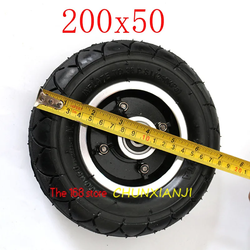 200x50Tyre инфляция покрышка для электроскутера с центрального движения колеса " мопедов электромобиль кольцо из алюминиевого сплава шина