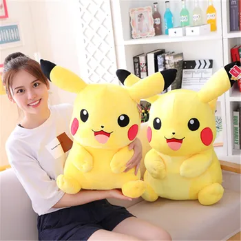 

25-55cm Kawaii Pikachu Plush Toy Cute Cartoon Anime Soft Plushies Toys for Children Gift Hcdtoy