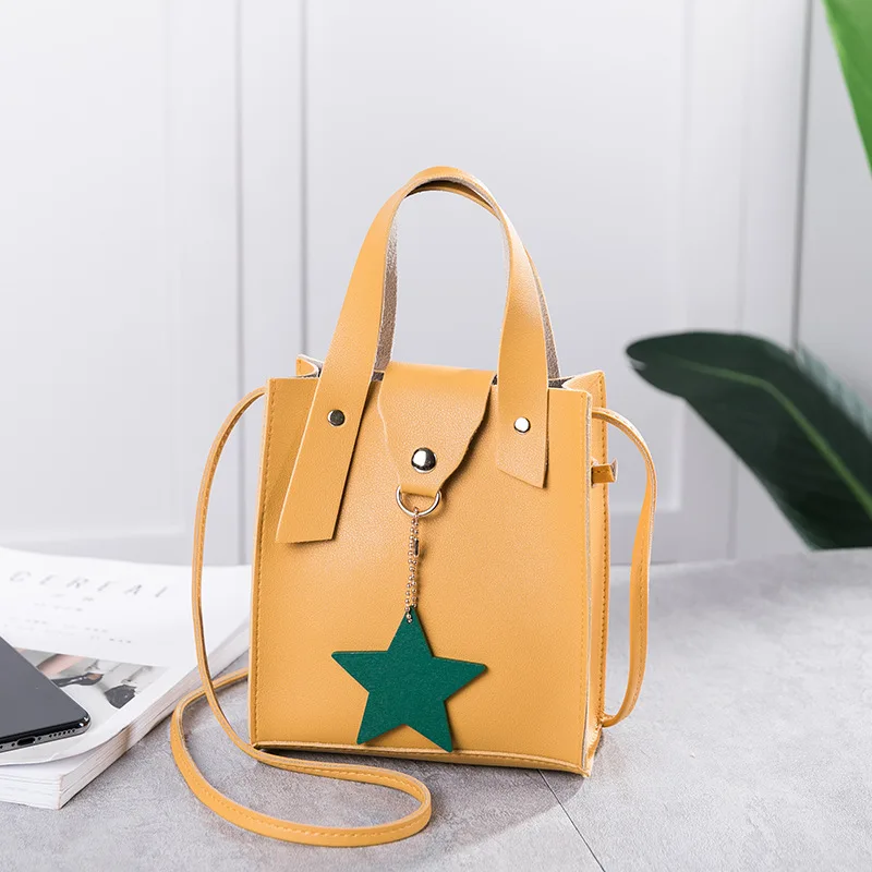 

Summer Bag Women's 2018 New Style College Style Versatile Crossbody Bag Korean-style Students Laser Five-pointed Star Hanging De