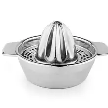 Лимонный Пресс Соковыжималка из нержавеющей стали лимонный зажим ручной выдавливаемый апельсин соковыжималка для фруктов соковыжималка для апельсинов в настоящее время доступна