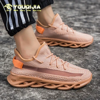 

Loafers Casual Shoes Lightweight Mesh Walking Footwear Jogging Shoes Breathable Blade Bottom Fashion 2020 Summer Men YOUQIJIA