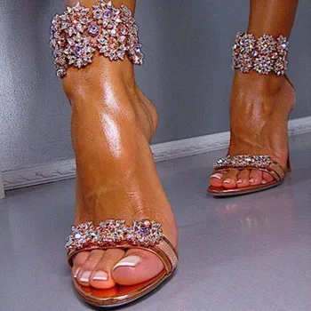

Size Code Sandals Rhinestone Banquet Shoe Wedding Shoe Code