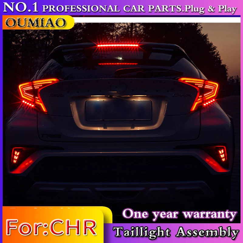 Аксессуары для автомобиля задние фонари Toyota 2017 2018 CH R C HR ЧР светодиодные фары