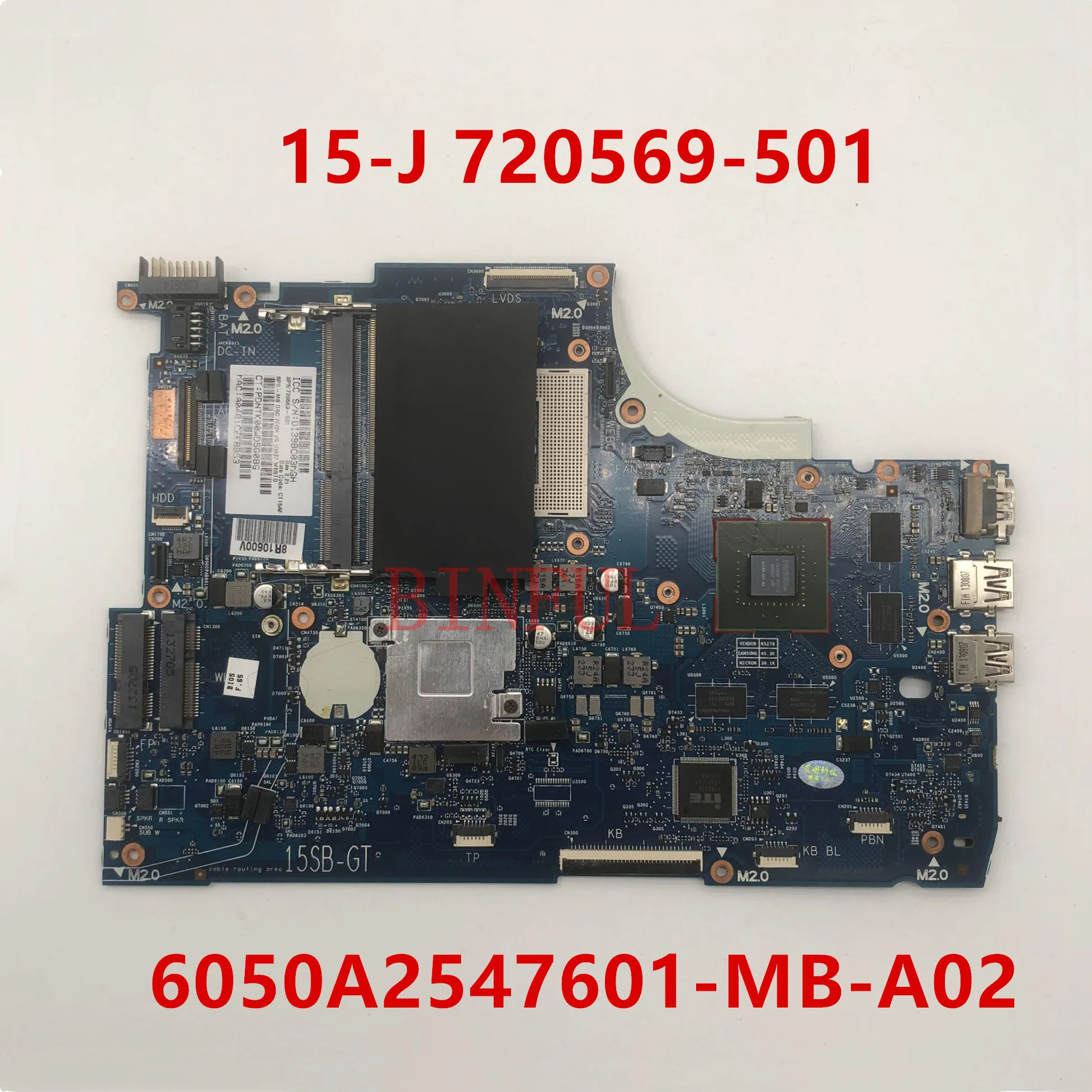 Материнская плата для ноутбука 15 15-J 720569-501 724282-501 720569-001 720569-601 GT750M HM87 DDR3 100% в порядке