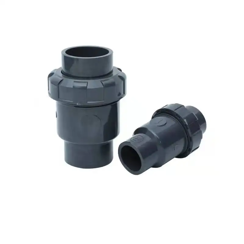 

1Pcs I.D20~50mm PVC Check Valve One Way No-Return Valve Aquarium Fish Tank Pipe Fittings Garden Irrigation Water Tube Connectors