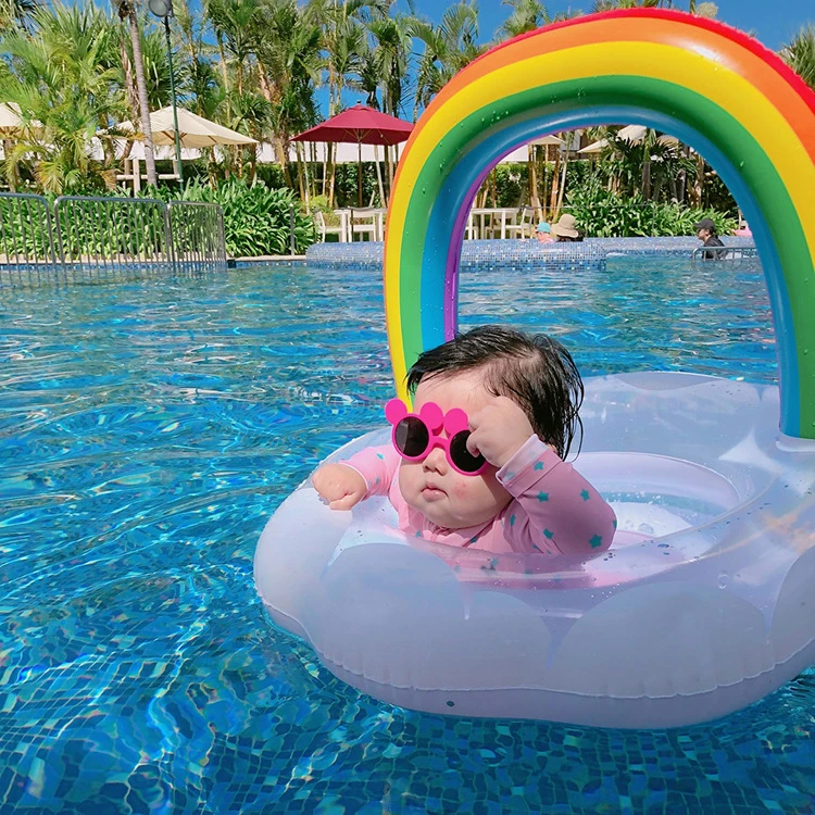 Let S Make Inflatable Floating Tray Rainbow Lote Float Holder Swimming Pool Party Toys Kids Beach Bath Toys Outside Indoor Toy Pool Rafts Inflatable Ride Ons Aliexpress