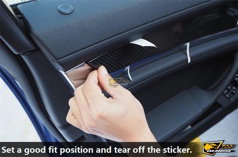 13-Free shipping 14pcsset car interior accessories for porsche panamera accessories door inside decoration trims