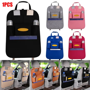 

New Car Seat Storage Bag Auto Multi-Pocket Felt Covers Organizer Storage Holder Seat Back Organizers 40cm*56cm