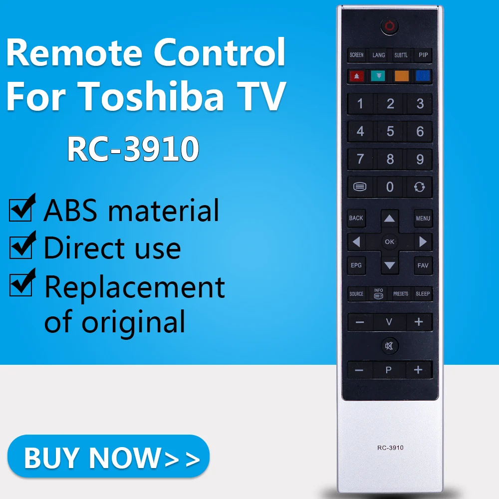 Пульт дистанционного управления для Toshiba tv RC 3910 моделей 32KV500B 40BV701B 32BL702B|Пульты ДУ| |