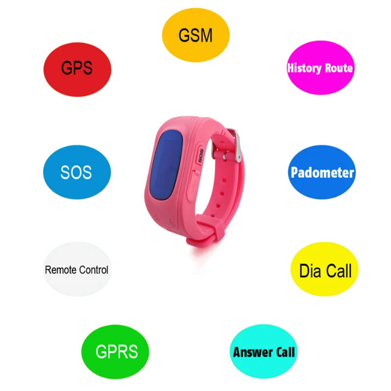 Q50 умные часы gps lcd Детские SOS умные часы телефон детские часы для iPhone Android