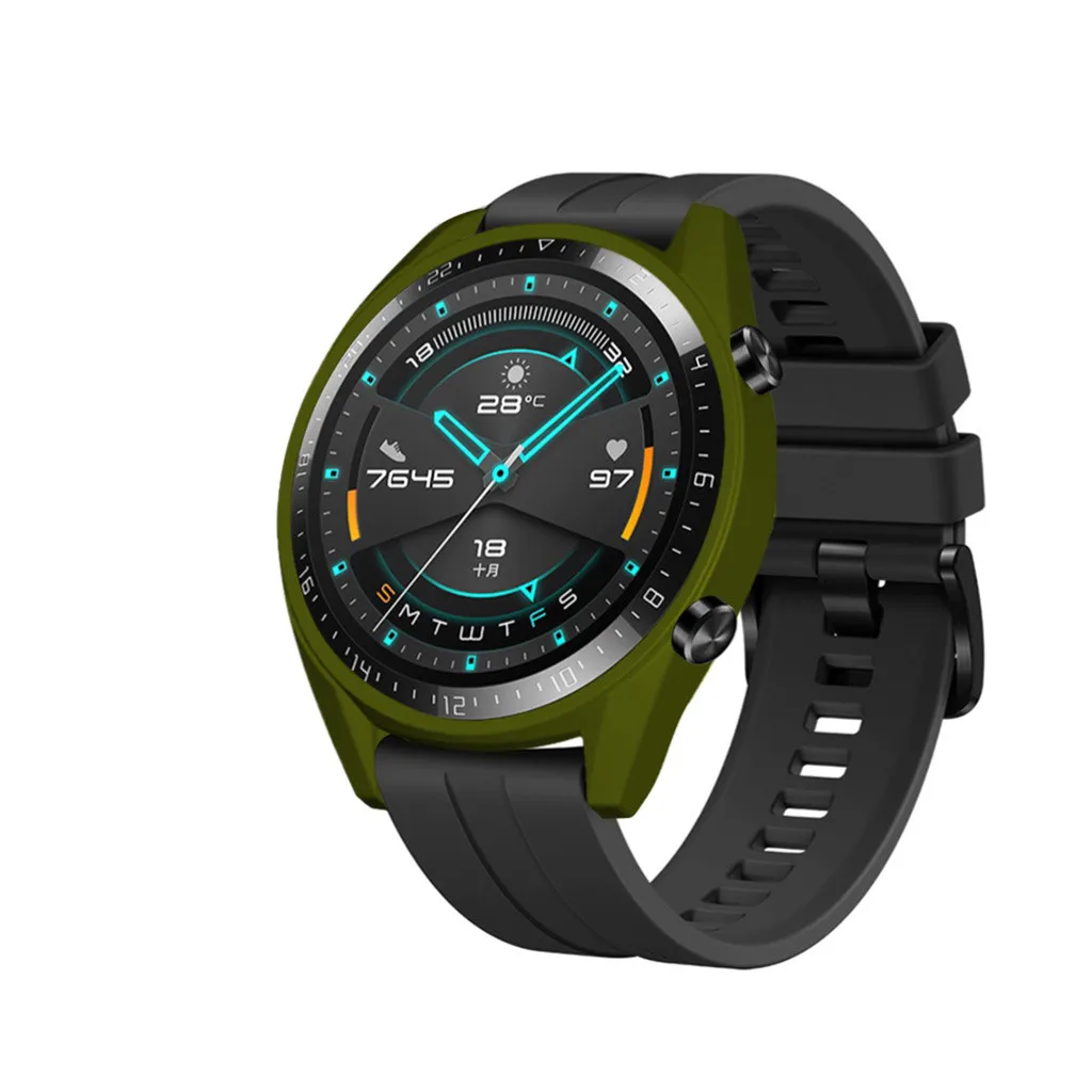 45# чехол для часов huawei Watch GT 2 46 мм чехол из мягкого ТПУ защитный чехол для часов защитная рамка для huawei GT 2 46 мм