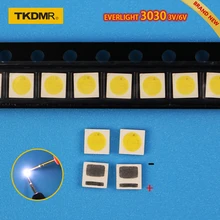 TKDMR светодиодная подсветка для телевизора 1,2 Вт 3030 3 в 6 в комплект электрическая светодиодная подсветка для ЖК-телевизора ремонтный пакет в ассортименте комплект холодный белый