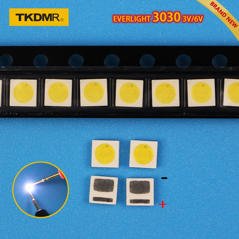 TKDMR led ТВ ПОДСВЕТКА 1,2 Вт 3030 3В 6В набор электроник led для ЖК ТВ ремонтный пакет в ассортименте комплект холодный белый Бесплатная доставка|Подвесные лампочки| | АлиЭкспресс