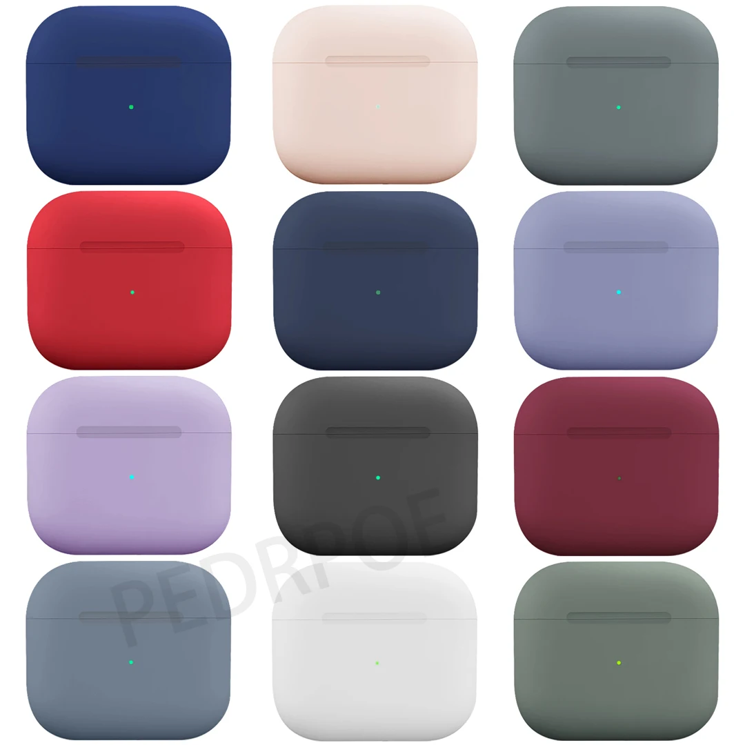 Силиконовый чехол для Apple Airpods 3 защитный Bluetooth беспроводных наушников apple airpods
