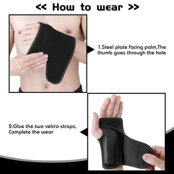 

High Quality Wrist Brace Support Splint Sprains Arthritis Black Belt Carpal Tunnel Left Right Hand PracticalWrist Support Brace