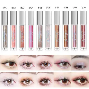 

1 PC Pearly Mermaid Eyeshadow Lightweight Smooth Texture Eye Shadow Liquid Lasting Pigmented Eyeshadow Makeup Cosmetic TSLM2