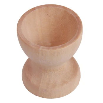 

Wooden Simulation Egg Base Egg Base Primary Color Wine Glass Shape Egg Tray Exquisite Fashion Egg Tray Durable High Quality