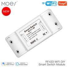 RF433 WiFi DIY Smart Switch Modul RF433 Fernbedienung für Smart Automation Smart Leben/Tuya Arbeit mit Alexa und google Hause