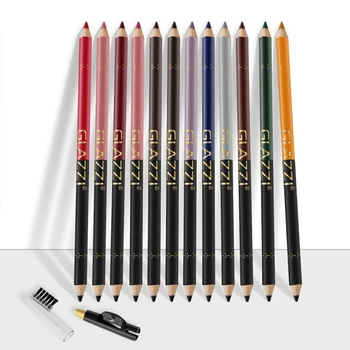 

12pcs/set Professional Matte Lip Liner Pencil Set Waterproof Long Lasting Smooth Lipliner Eyeliner Pen Makeup Cosmetic TSLM1