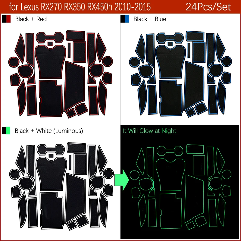 Противоскользящий коврик для Lexus RX RX270 RX350 RX450h 2010 2012 2013 270 350 450h аксессуары затворный слот подставка анти-грязный