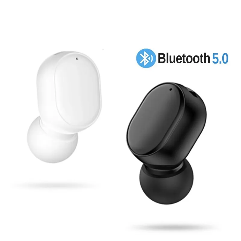 Мини беспроводные Bluetooth наушники Macaron в наушниках спортивные с микрофоном стерео