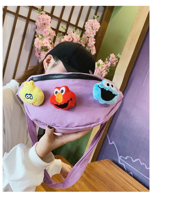 Korean-style Autumn And Winter New Style CHILDREN'S Bag Girls Cotton Cloth Shoulder Cross-body Bag Versatile Mini Accessori