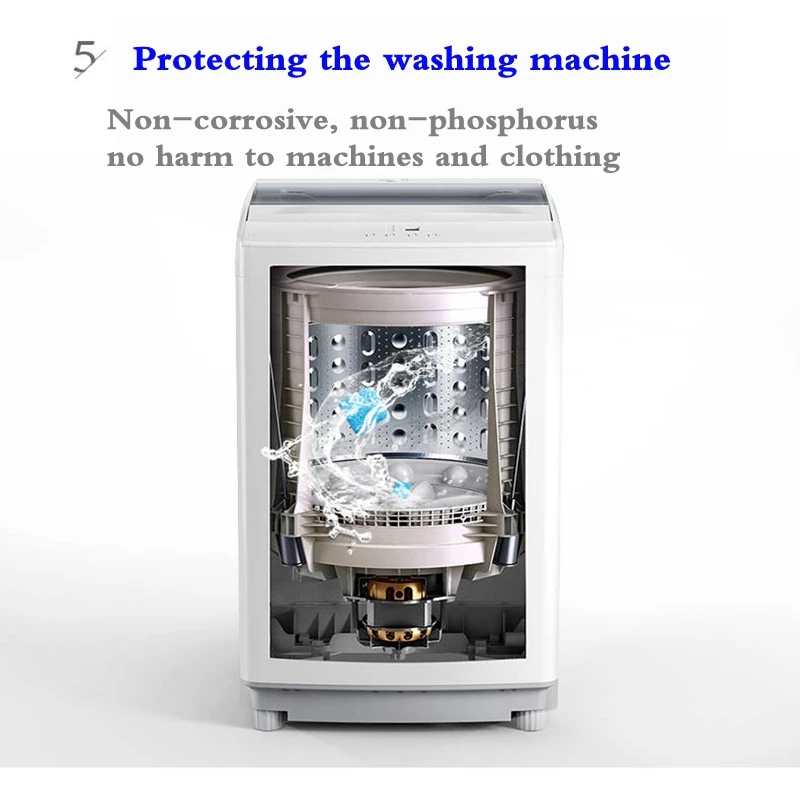 XinChen 3/6/12pcs Washing Machine Cleaner Washer Cleaning Detergent Effervescent Tablet Washer Cleaner