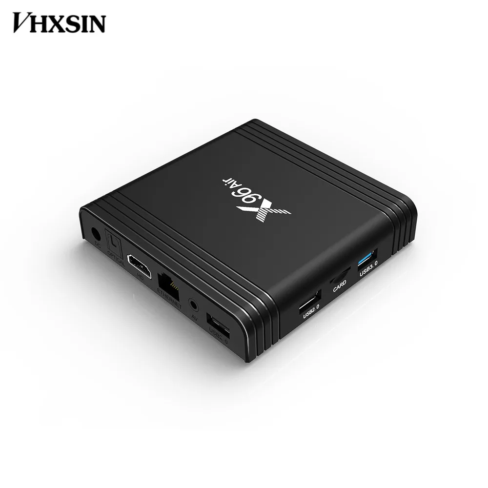 VHXSIN 10 шт. топ-бокс X96air-Set Netflix Wifi 16 Гб 60fps S905X3 X96 AIR Android 9,0 Air-Amlogic tv Box