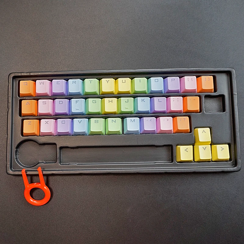 Цветные Сменные колпачки для клавиш игр с подсветкой PBT 37 Keycool Filco cherry mx игровая