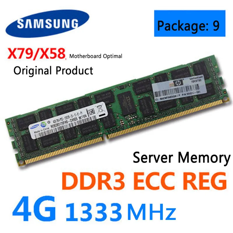 SAMSUNG 8G 4G DDR3 ECC REG 1333 1600 1866 2RX4 Hynix микрон память сервера X79 Оперативная память