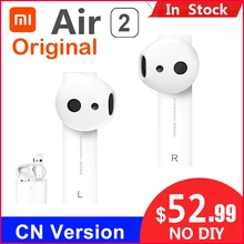 Оригинальные беспроводные наушники Xiao mi Air 2 TWS Airdots Pro 2 mi Air 1 True ENC Bluetooth 5 Tap управление голосом LHDC Dyna mi c