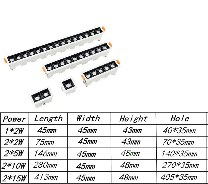 Dimmable-LED-Downlight-Spot-Light-Indoor-Recessed-Lighting-Linear-bar-Laser-Blade-Ceiling-Line-Lamp-2W