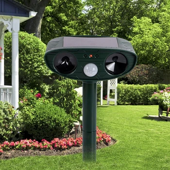 

Ultrasonic Solar Spider Killer Infrared Rat Repeller Pest Reject Birds Deterrent for Household Bedroom Protection