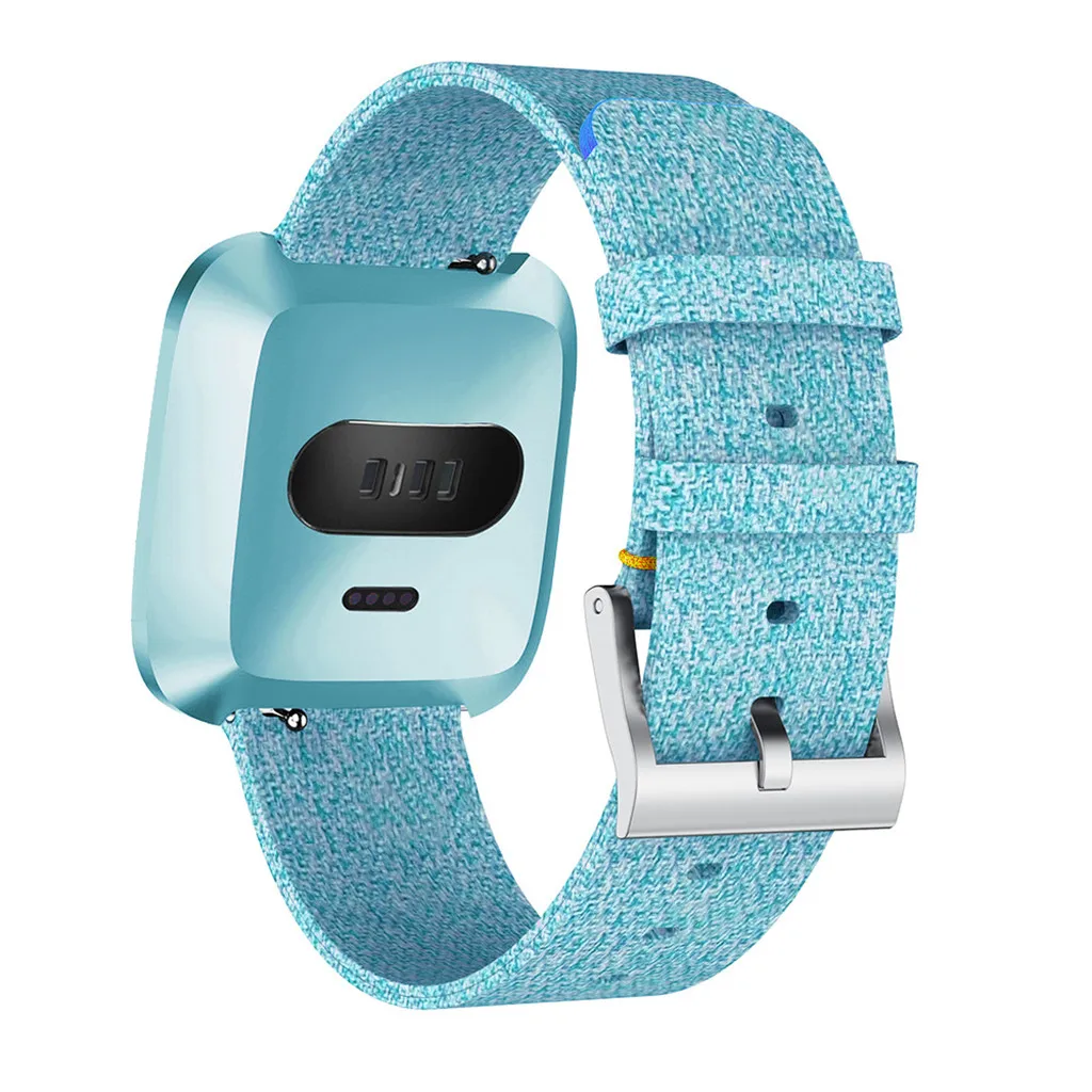 Тканый тканевый ремешок для Fitbit Versa Фитнес Смарт-часы Быстрый выпуск Классическая Пряжка модный нейлоновый ремешок на запястье - Color: BU