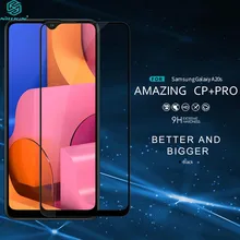 Nano Amazing CP+ Pro 9H 0,33 мм 2.5D полностью покрытая Защитная пленка для samsung Galaxy A20s закаленное стекло черного цвета