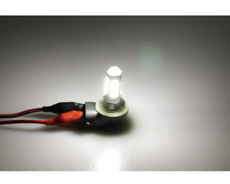 2 шт. H1 H3 880 881 светодиодный автомобильный противотуманный фонарь 16SMD 2835 3030 дневная ходовая лампа поворот Парковка лампа 6000K 12V дальнего света