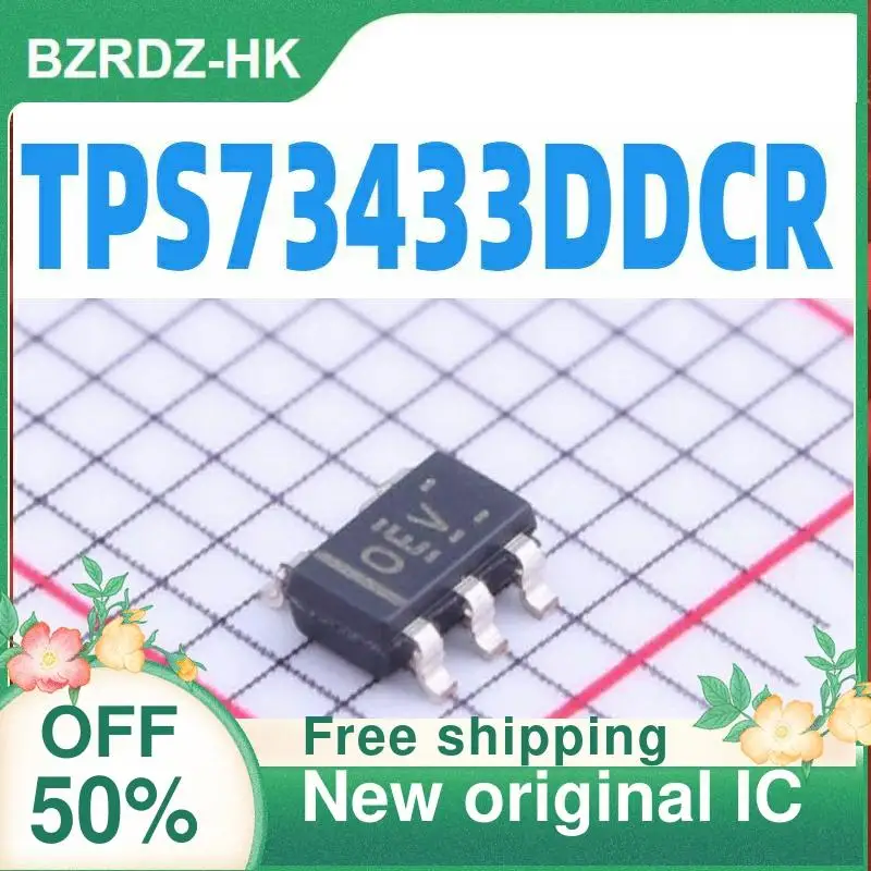 

10 шт. TPS73433DDCR TPS73433 OEV SOT23-5 новый оригинальный IC