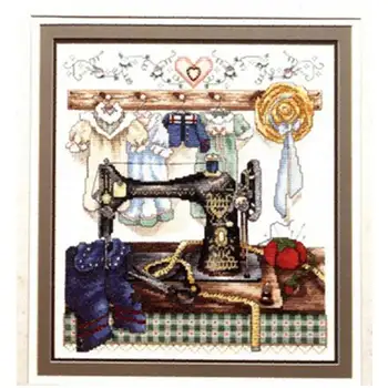 

Magazine sewing machine patterns Counted Cross Stitch 11CT 14CT 18CT DIY Cross Stitch Kits Embroidery Needlework Sets home decor