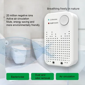 

Portable 2000W Ionizer Air Purifier For Vehicle Room Negative Ion Generator Air Cleaner Smoke Dust Purification Odor Remover