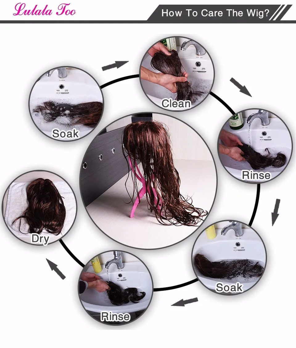 Yepei объемная волна шнурок конские хвосты человеческие волосы 12-22 дюймов на заколках для наращивания Омбре цвет 1B/30 для черных женщин волосы remy