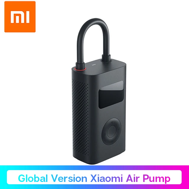 Xiao mi воздушный насос mi портативный воздушный компрессор для шин Портативный электрический насос для автомобиля, велосипеда, футбола, мотоцикла - Цвет: Global Version