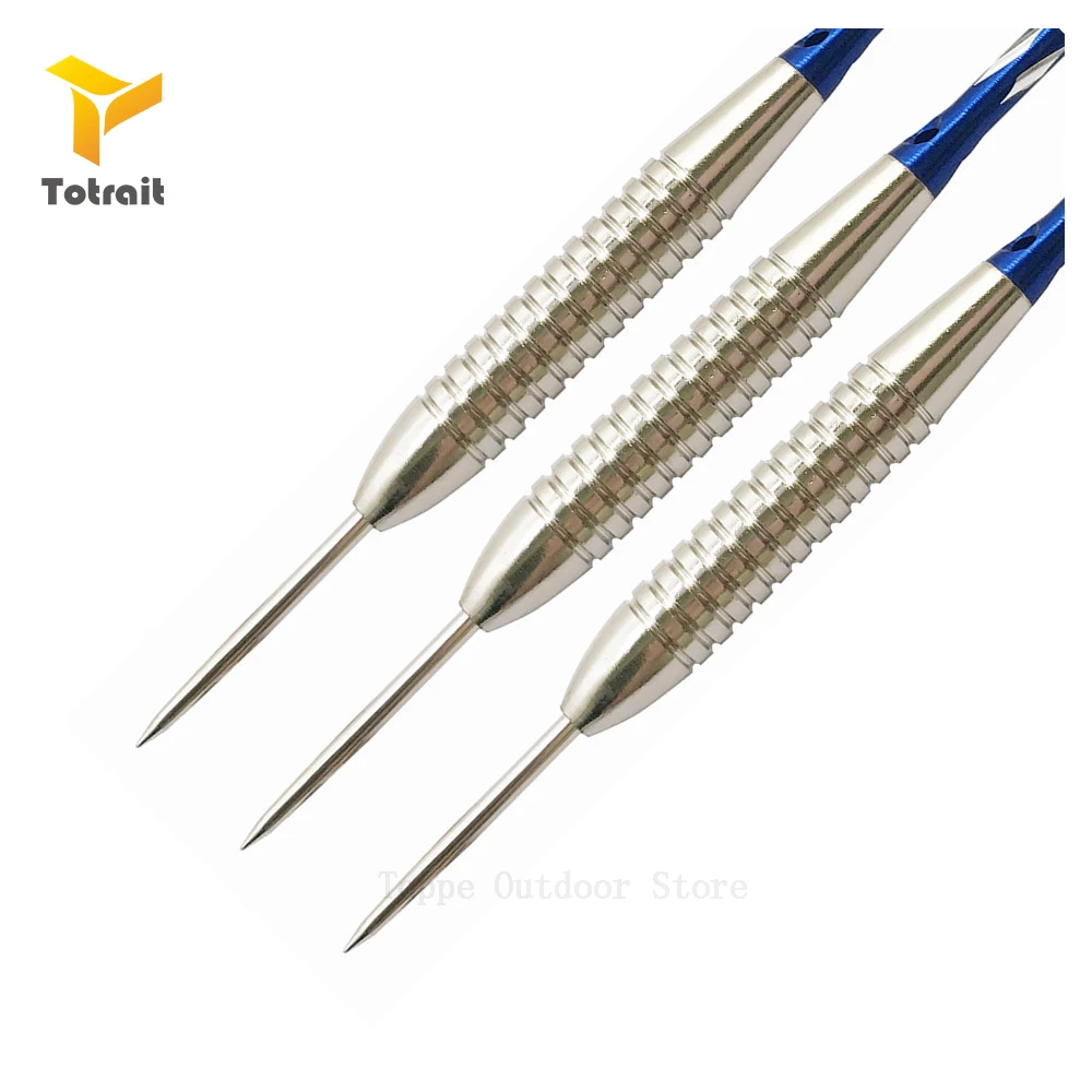 TOtrait3PCS профессиональные дартс 22 г стальной наконечник Dardos железный бочонок алюминиевые валы для внутренних профессиональных игр Dartboard красный/синий