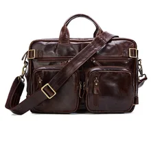 Модная мужская сумка из натуральной кожи, Мужская винтажная кожаная дорожная сумка, сумка через плечо, шоколадная сумка