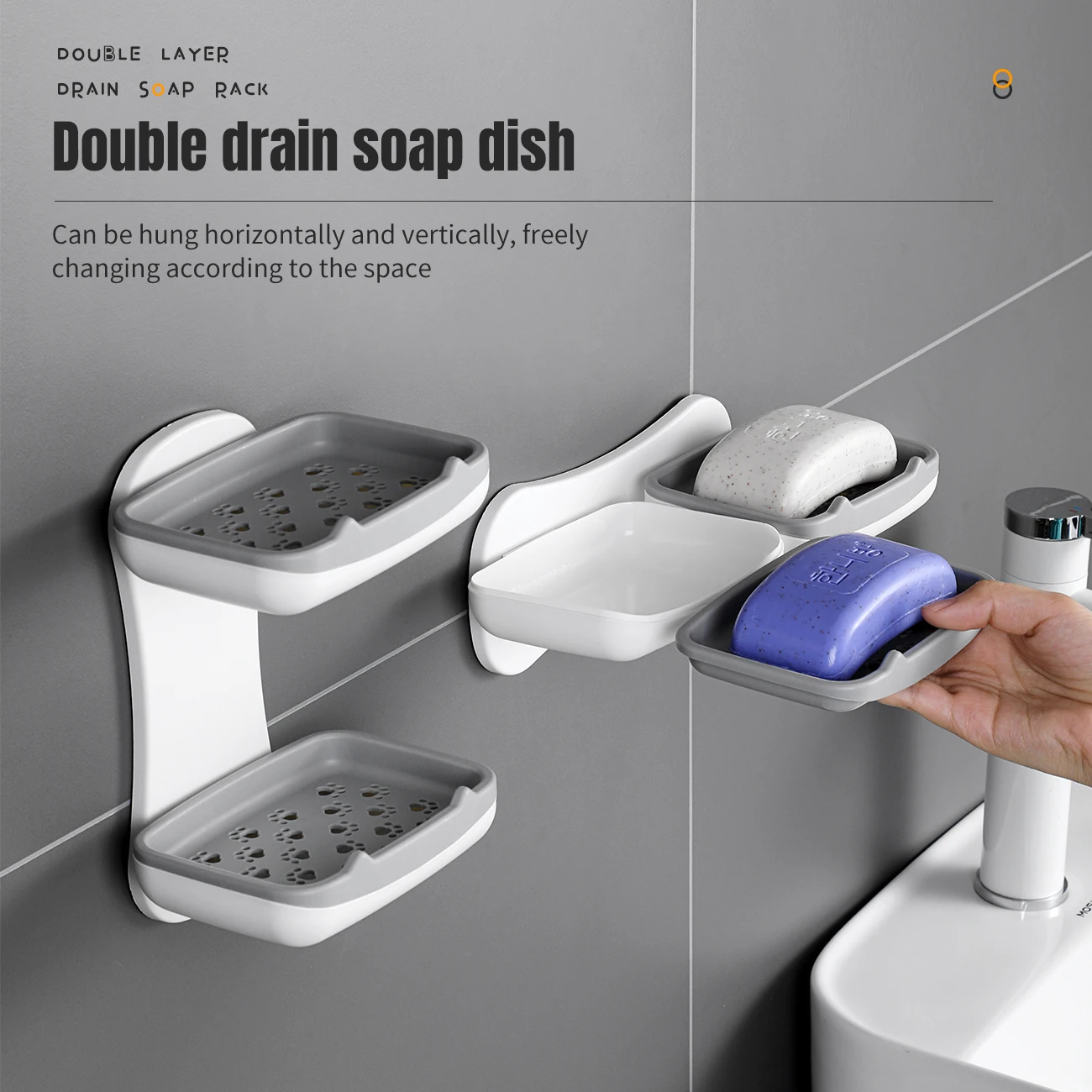 Soap Box Household Creative Fashion Wall Hanging Soap Holder Student